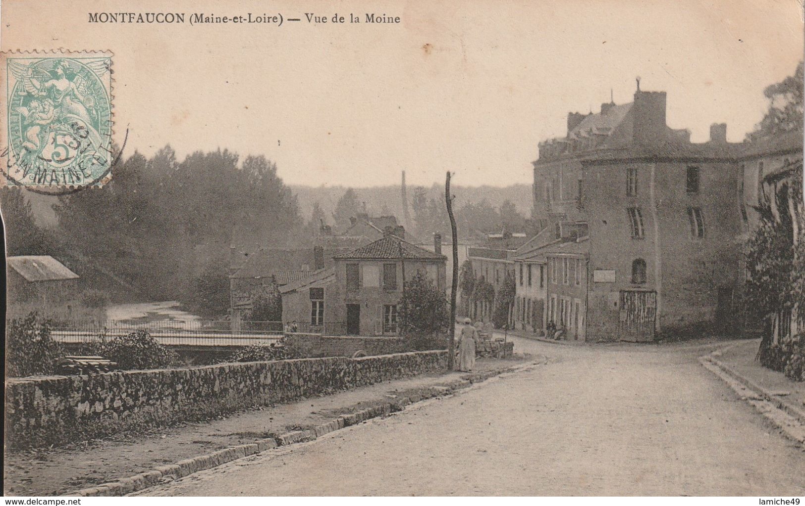 MONTFAUCON SUR MOINE La Maison De Repos CPSM Format CPA écrite - Montfaucon