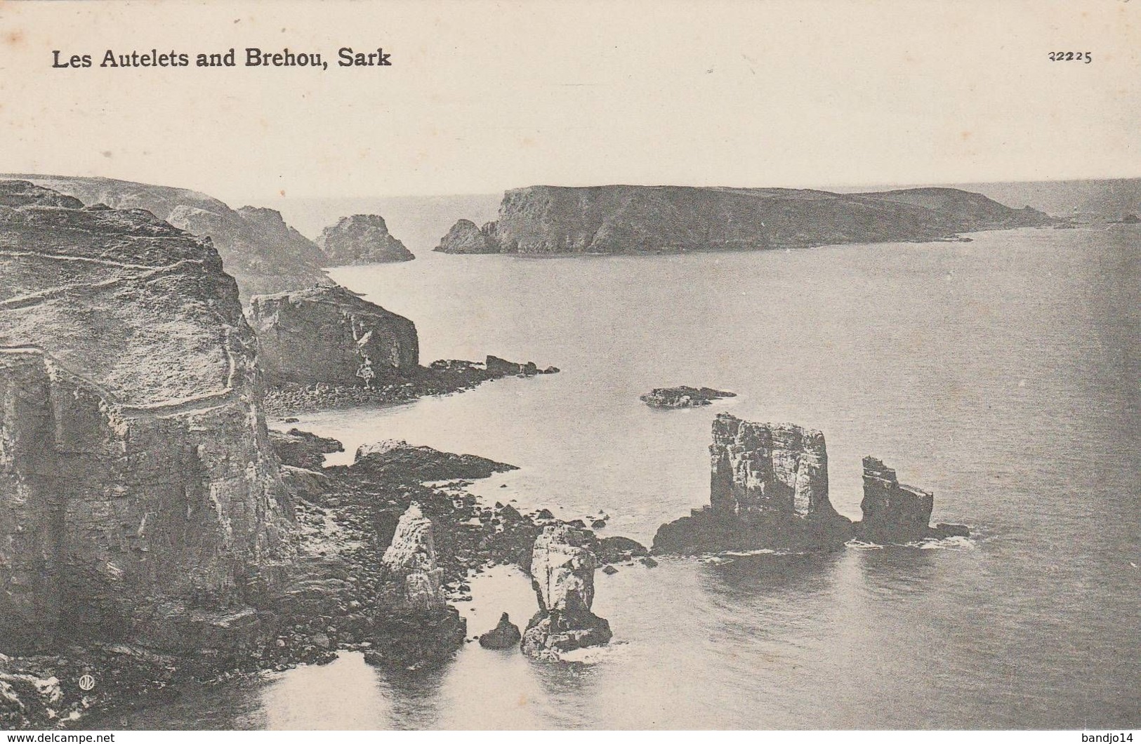 Sark  - Les  Autelets And Brehou  - Scan Recto-verso - Sark