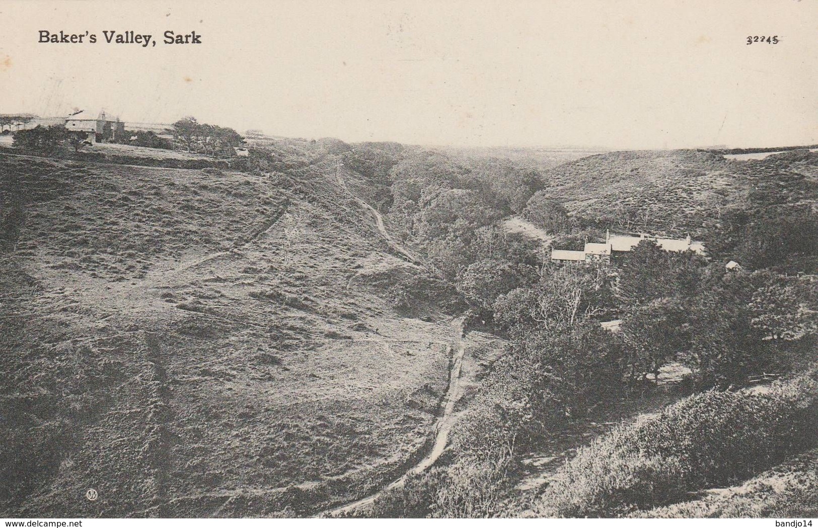 Sark  - Baker's Valley - Scan Recto-verso - Sark