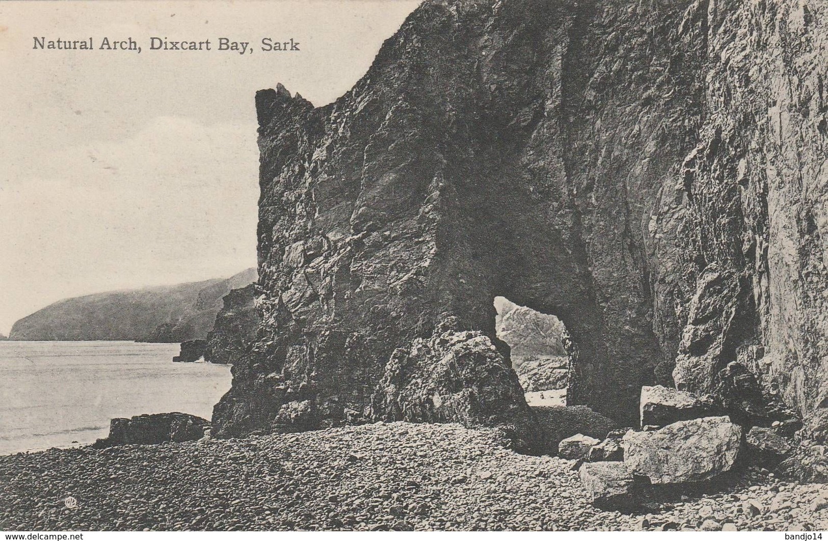 Sark  -Natural Arch , Dixcart Bay- Scan Recto-verso - Sark