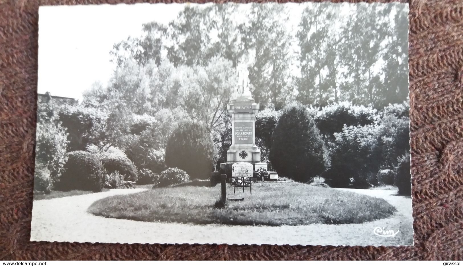 CPSM DOULAINCOURT HTE MARNE LE MONUMENT AUX MORTS ED CIM 1956 - Doulaincourt