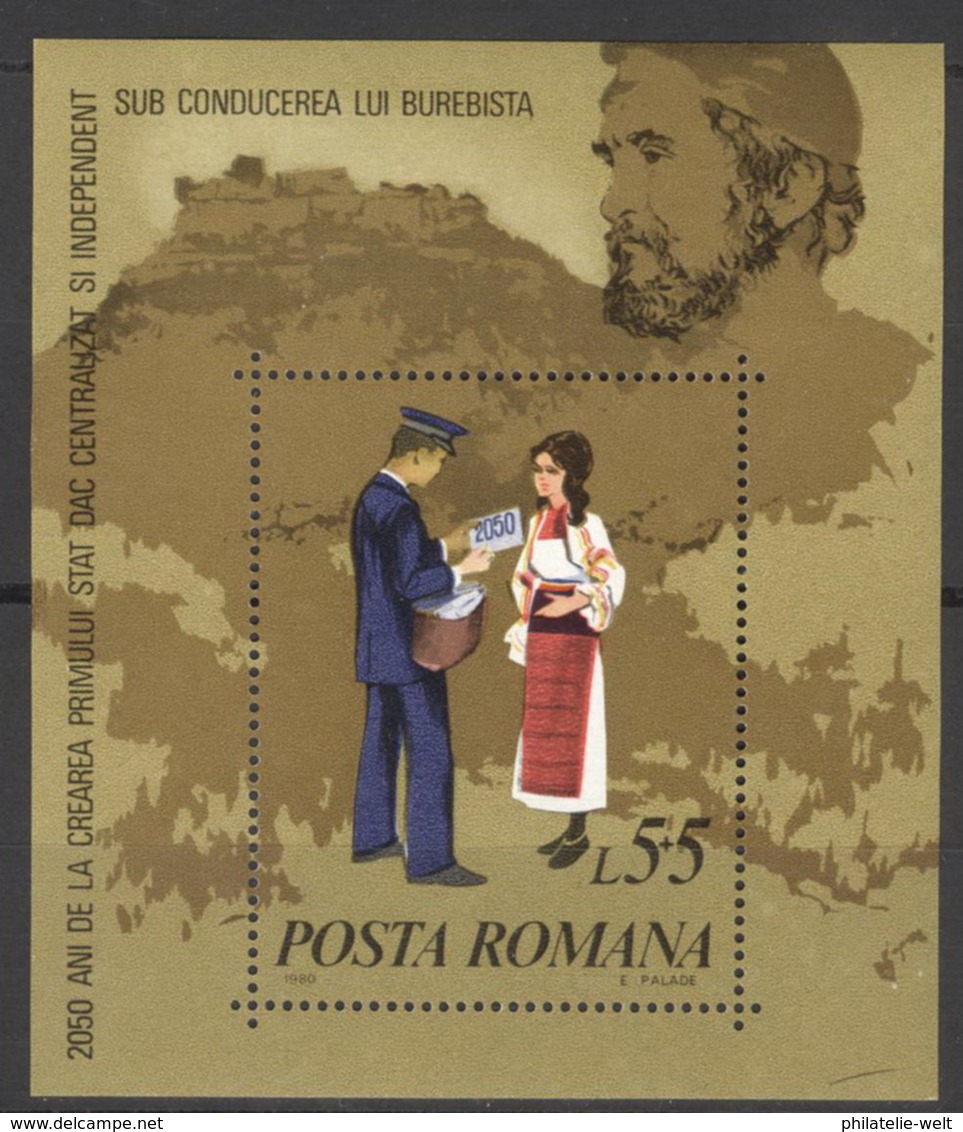 Rumänien Block 173 ** Postfrisch Briefmarkenausstellung - Blocks & Kleinbögen