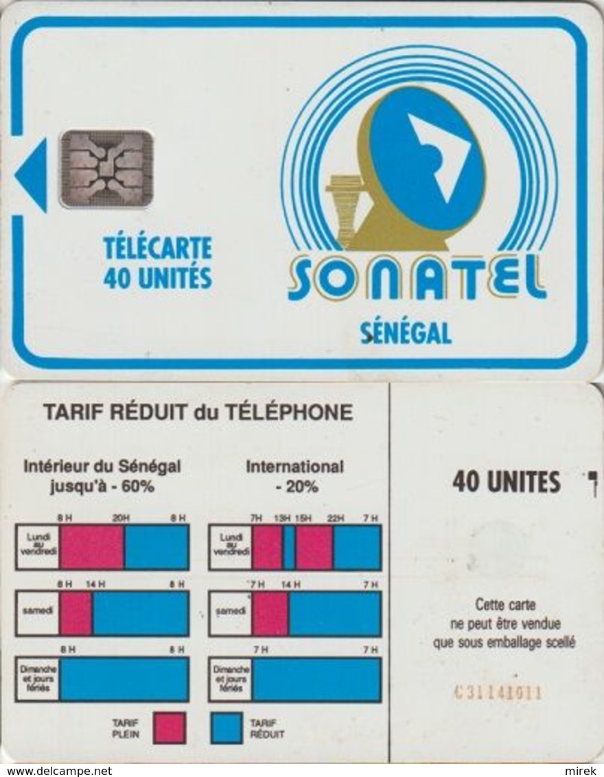 319/ Senegal; P3. Logo, 40 Ut., SC4, C31141011 - Sénégal