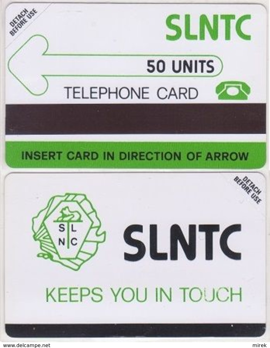 327/ Sierra Leone; Test Card, T6. Logo SLNTC, 50 Ut. (cat. Price 500 US$) - Sierra Leone