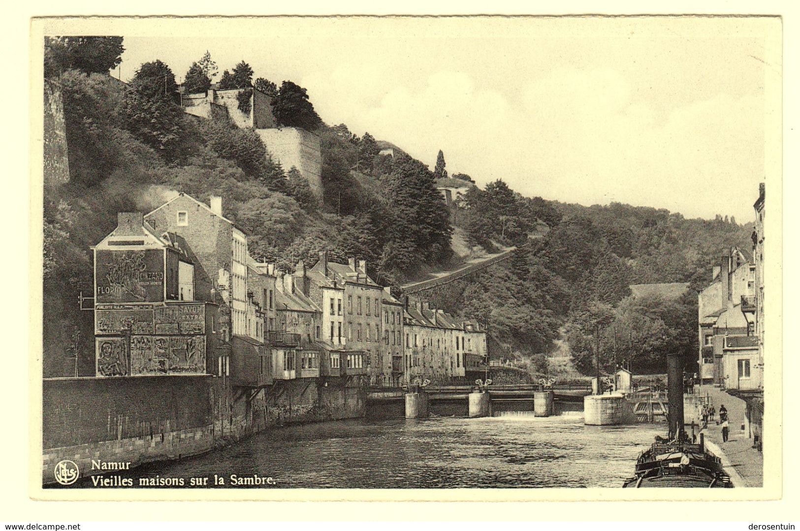 A1508	[Postkaart] Namur / Vieilles Maisons Sur La Sambre. (Nels Bromurite, Thill) - Namur