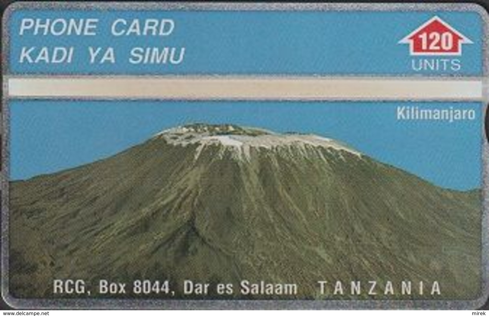 366/ Tanzania; P2. Mount Kilimanjaro, 120 Ut., CP 410A - Tansania