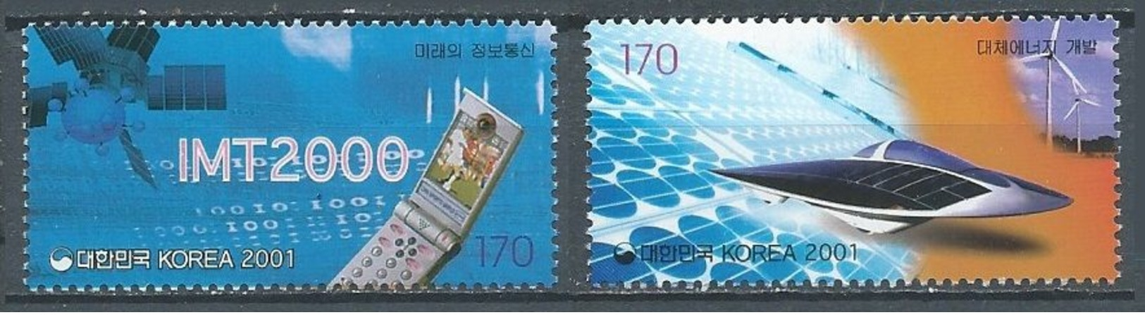 Corée Du Sud YT N°1966-1968 Millénaire Neuf ** - Corea Del Sud