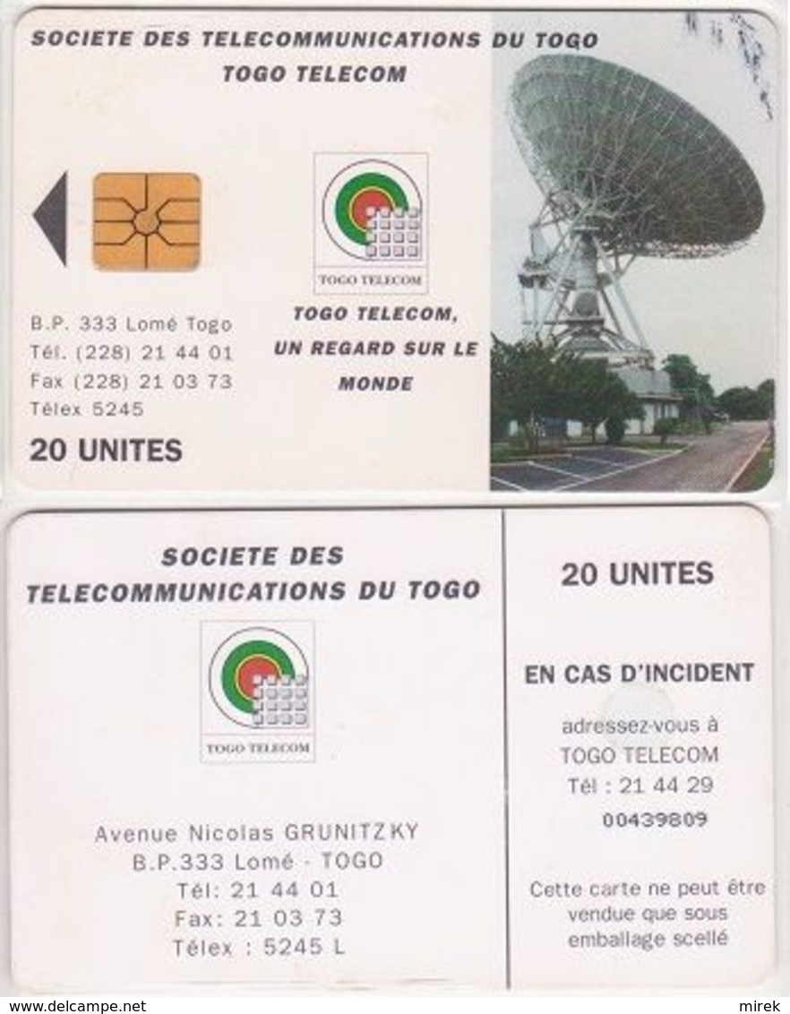 380/ Togo; P21. Earth Station, 20 Ut. - Togo