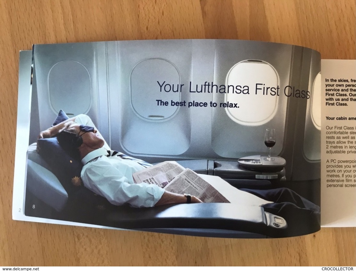 LUFTHANSA Services On Board And On The Ground Printed In Germany 02/05 - Pubblicità