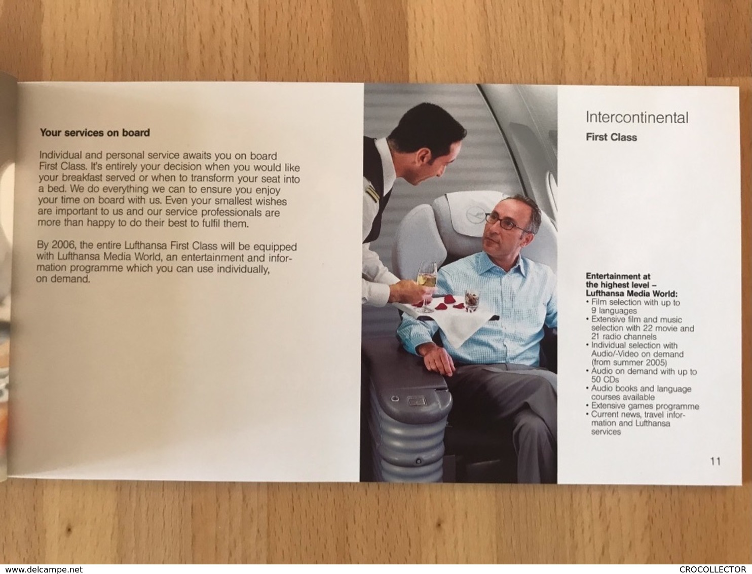 LUFTHANSA Services On Board And On The Ground Printed In Germany 02/05 - Pubblicità