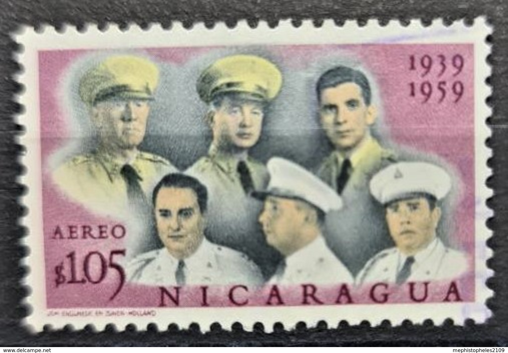 NICARAGUA 1961 - Canceled - 25th Anniversary Of The Military Academy - $ 1.05 - Nicaragua