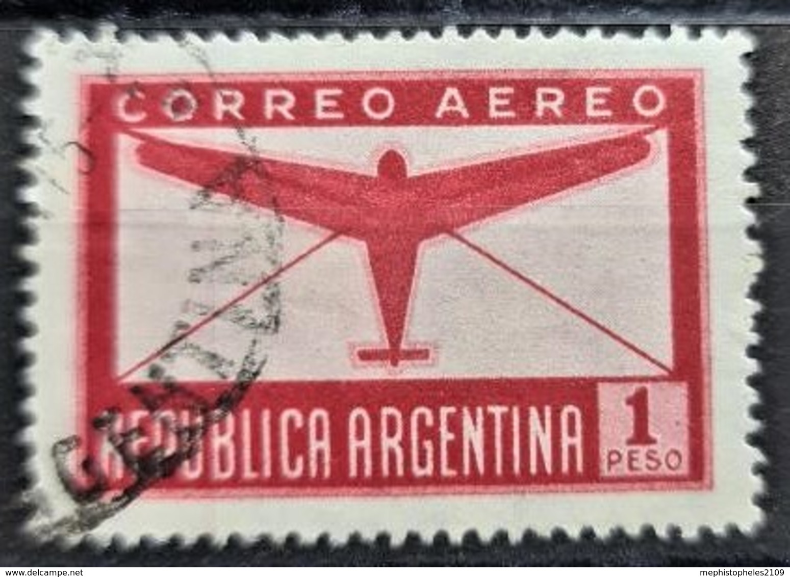 ARGENTINA 1940 - Canceled - Sc# C40 - Airmail 1P - Poste Aérienne