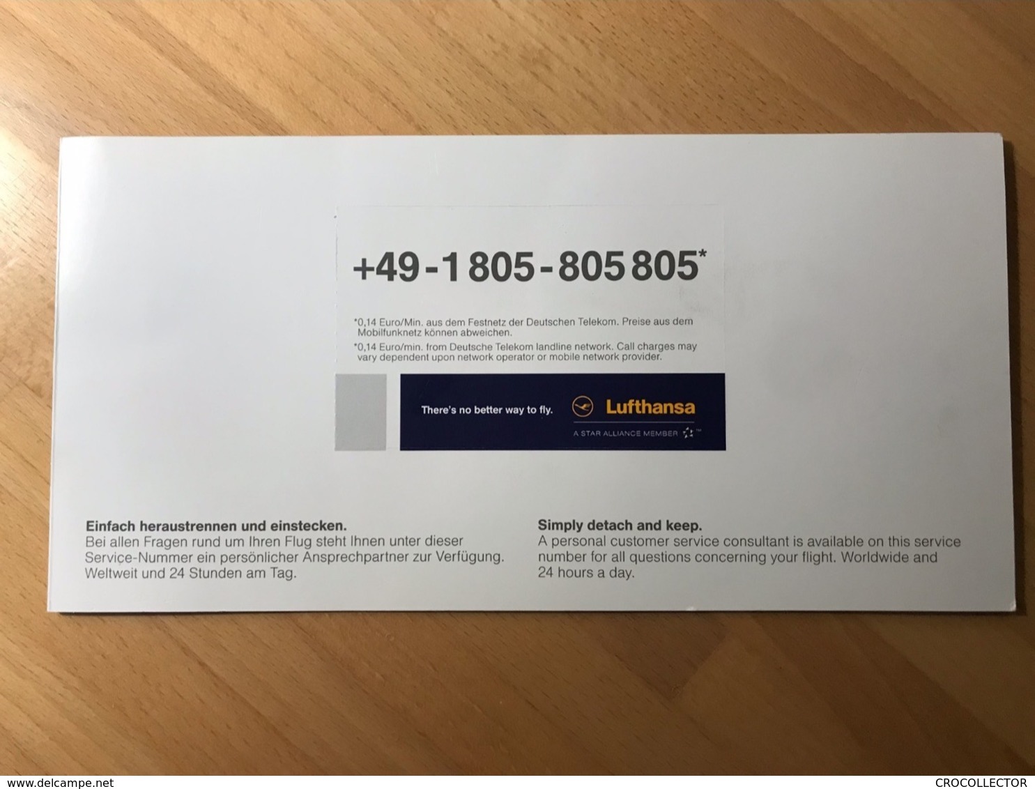 LUFTHANSA Fur All Falle Just In Case Leaflet - Manuali