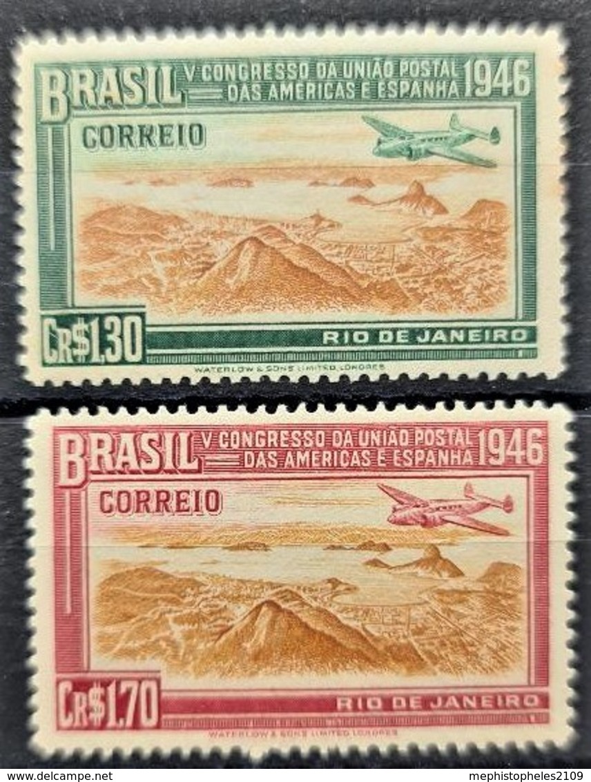 BRASIL 1946 - MLH - Sc# 647, 648 - Neufs