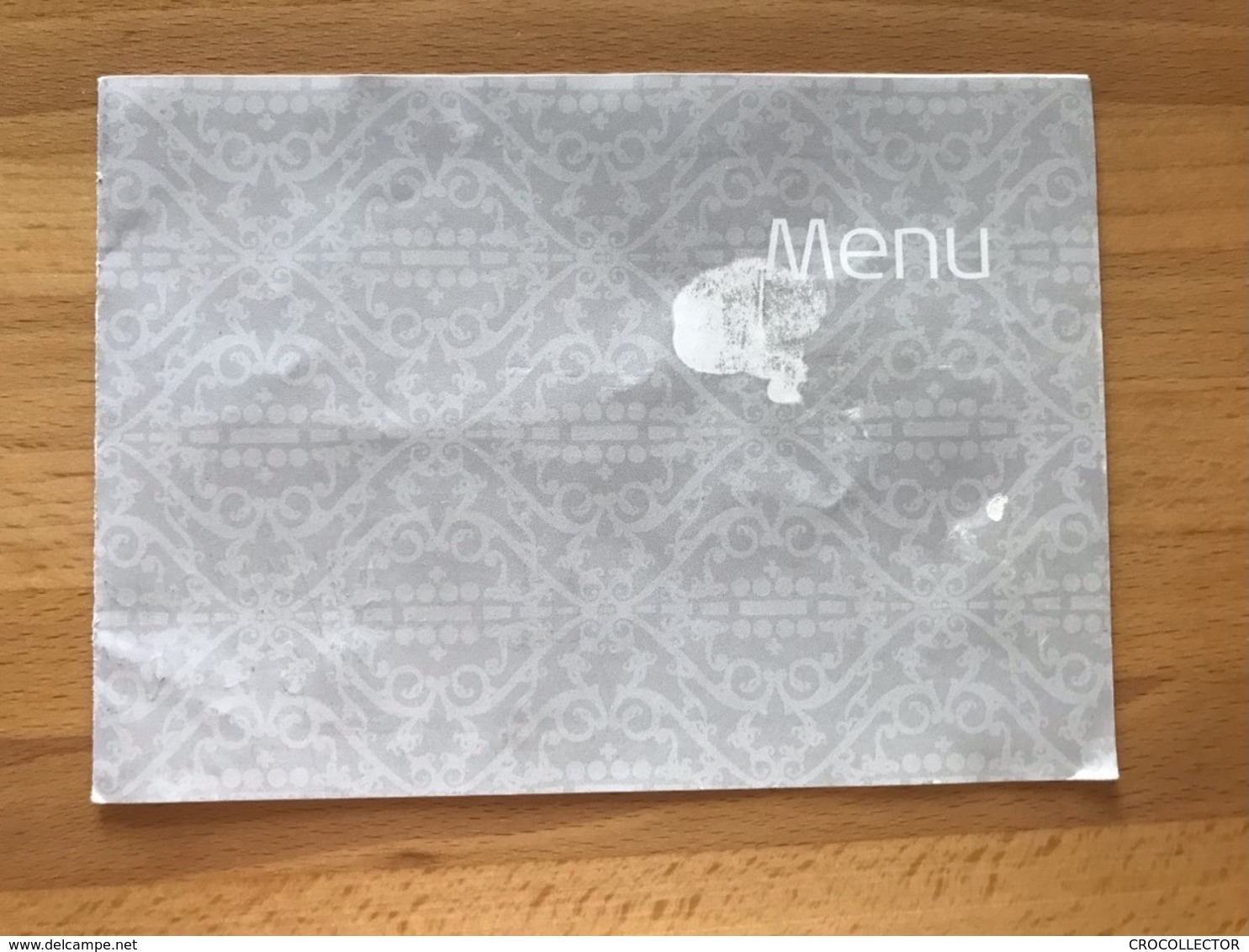 KLM MENU I18357 - 21/11/2018 AMS-LHR - Menus