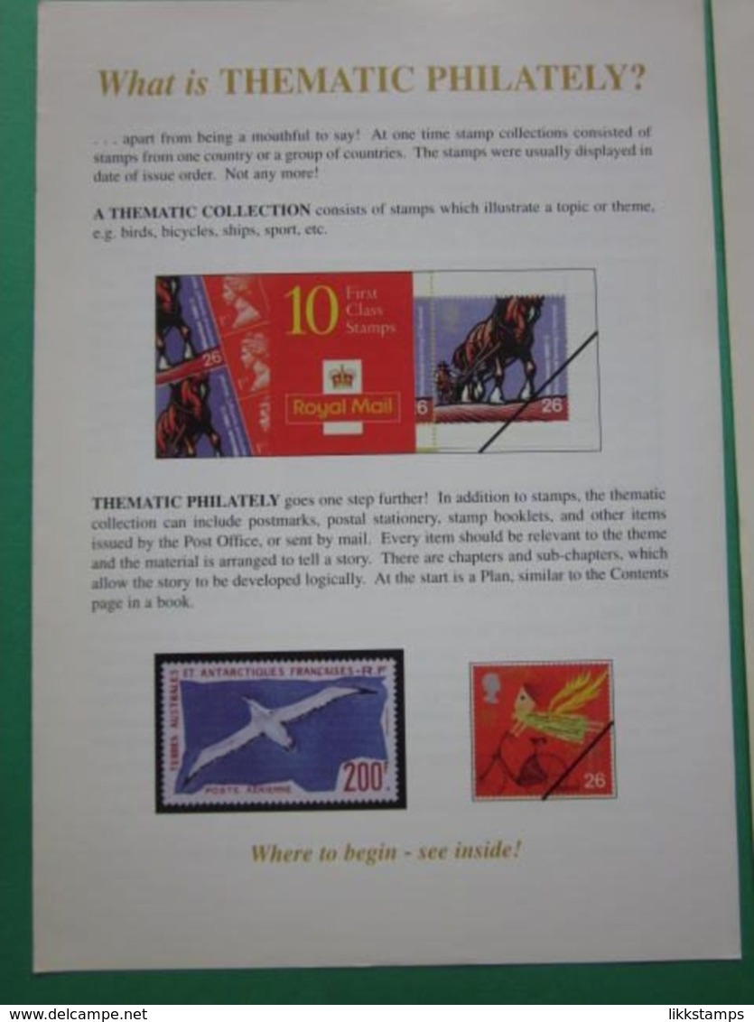 4 INFORMATIVE LEAFLETS SPONSORED BY THE BRITISH PHILATELIC TRUST. #L0281 - Anglais (àpd. 1941)