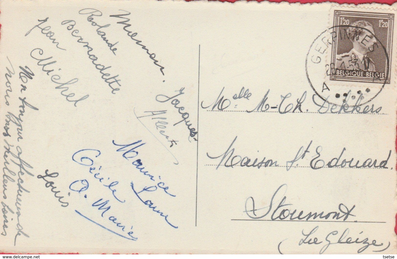 Gerpinnes - Souvenir De ... Carte Multivues - 1953 ( Voir Verso ) - Gerpinnes