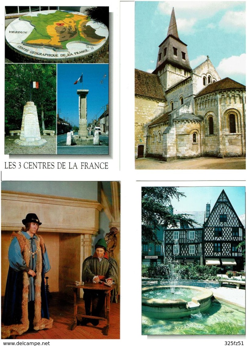 18 / CHER /  Lot De 90 Cartes Postales Modernes Neuves - 5 - 99 Cartes