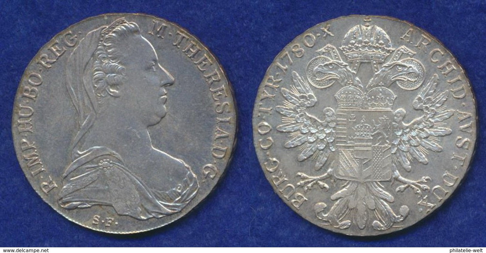 Österreich 1 Thaler 1780 Maria Theresia Ag900 28g Replik - Oesterreich