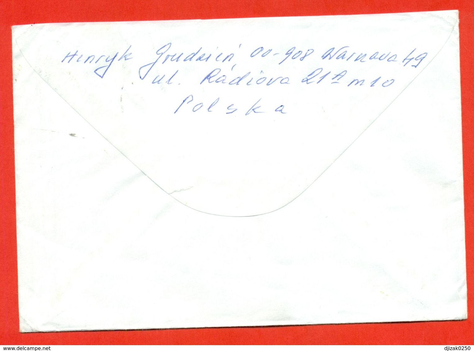 Poland 1993. The Envelope Passed The Mail. Airmail. - Music