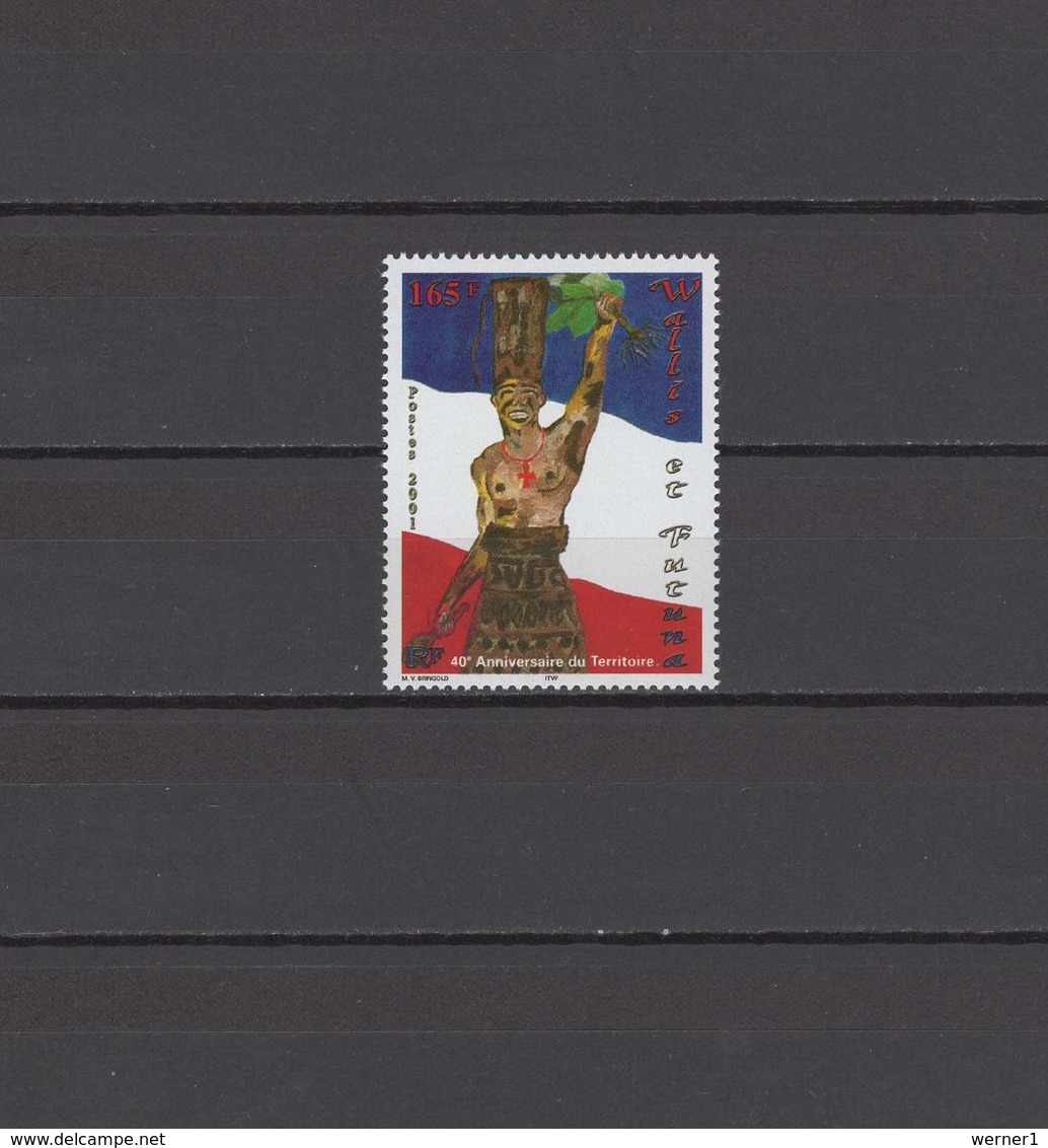 Wallis & Futuna 2001 40th Anniversary Of Territory Stamp MNH - Ongebruikt