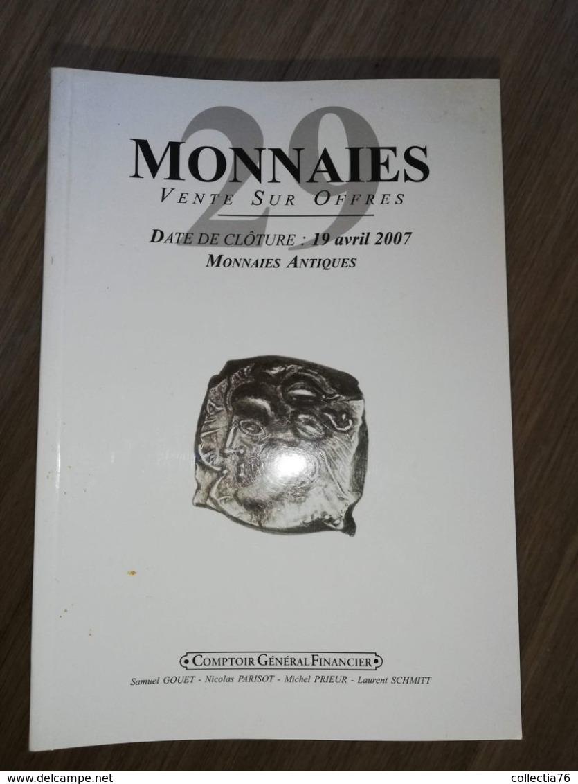 MONNAIE COIN LIVRE CATALOGUE VSO CGB RARE MONNAIE 29 ANTIQUES 2007 - Livres & Logiciels