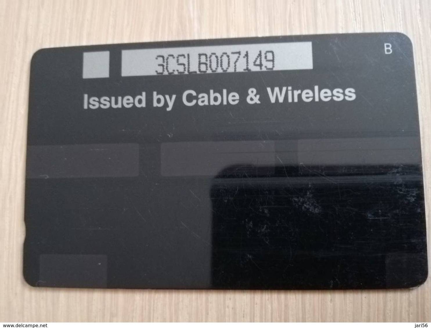 ST LUCIA    $ 20  CABLE & WIRELESS  STL-3B   3CSLB  Fine Used Card ** 2384** - Sainte Lucie