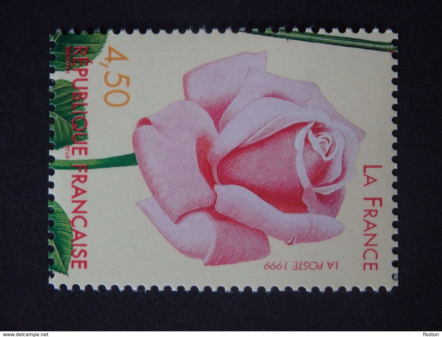 N°3250 LUXE** - Rose 'La France' - 4f50 - Gomme D'origine - Issu Du Bloc BF24 - Unused Stamps