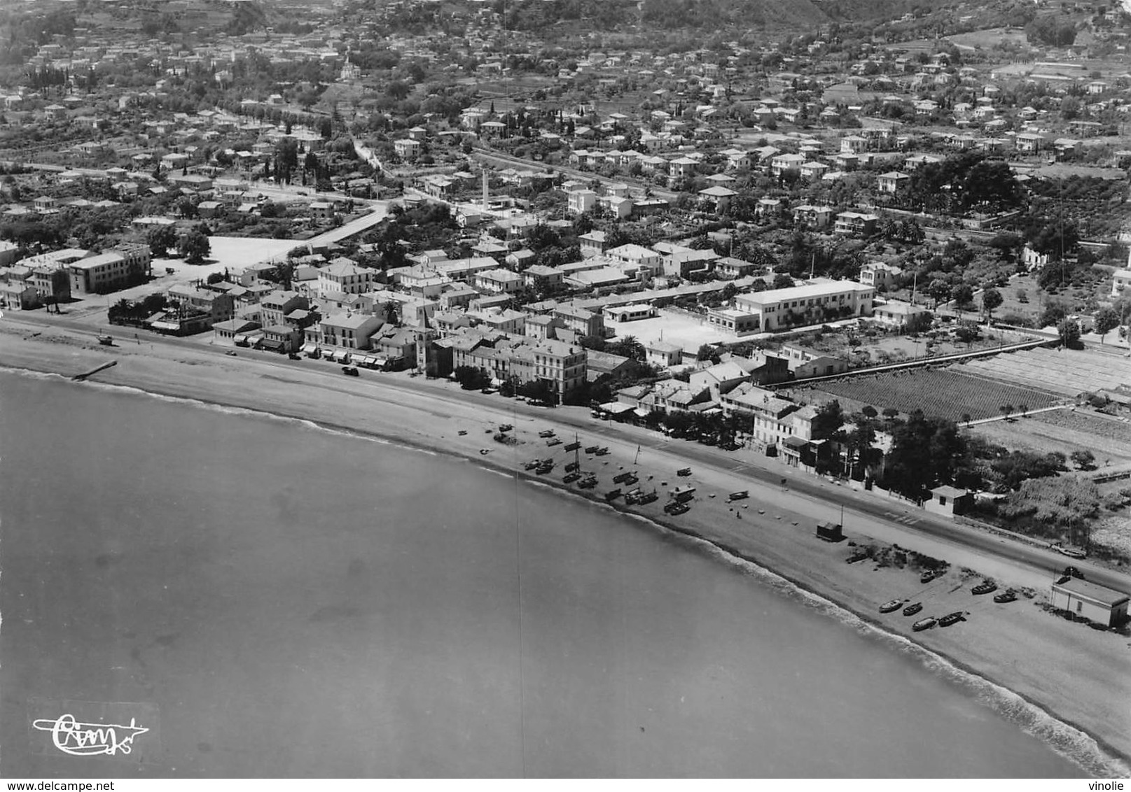 M-20-1011 :  VUE AERIENNE. CAGNES SUR MER - Cagnes-sur-Mer