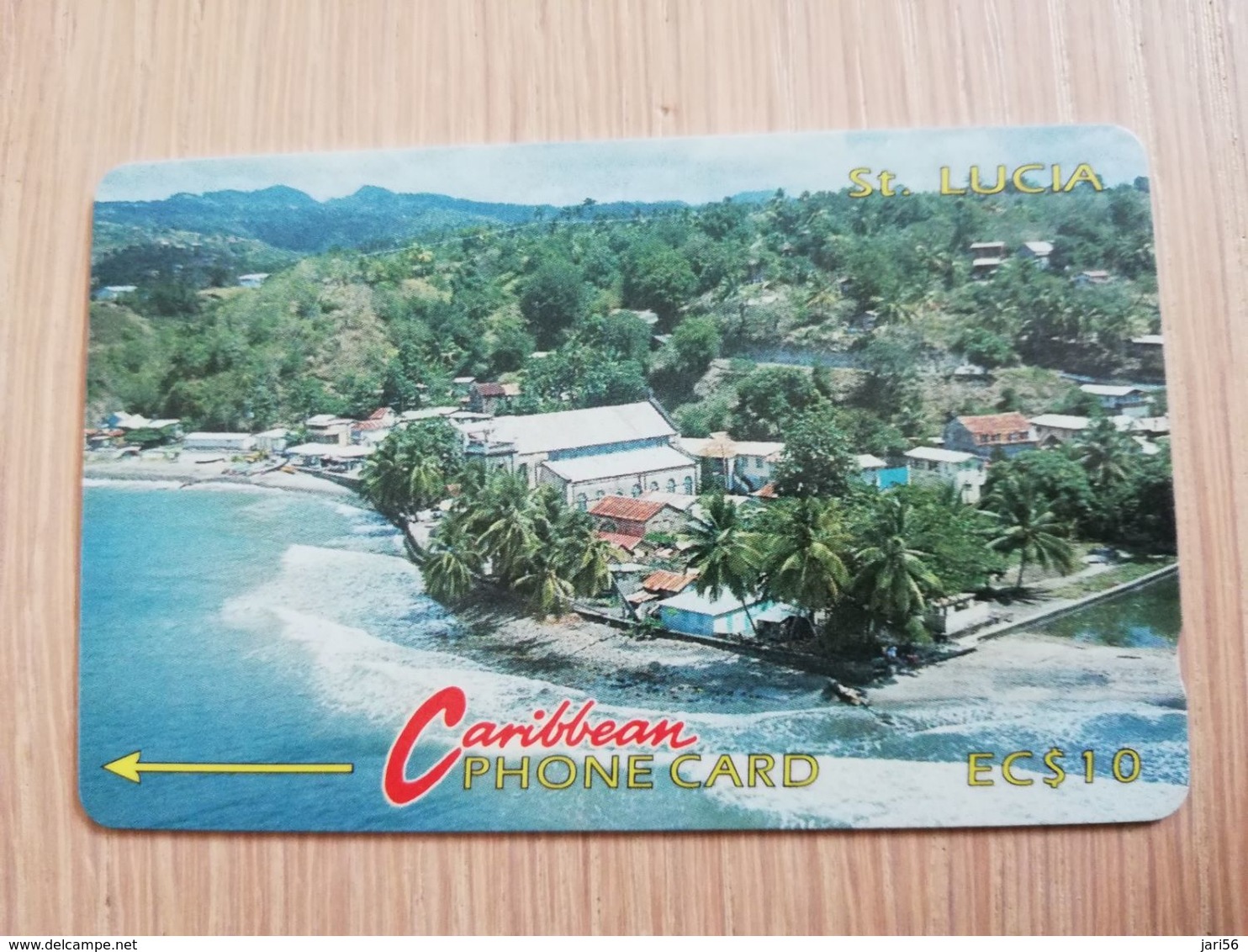 ST LUCIA    $ 10  CABLE & WIRELESS  STL-6A   6CSLA    Fine Used Card ** 2388** - St. Lucia