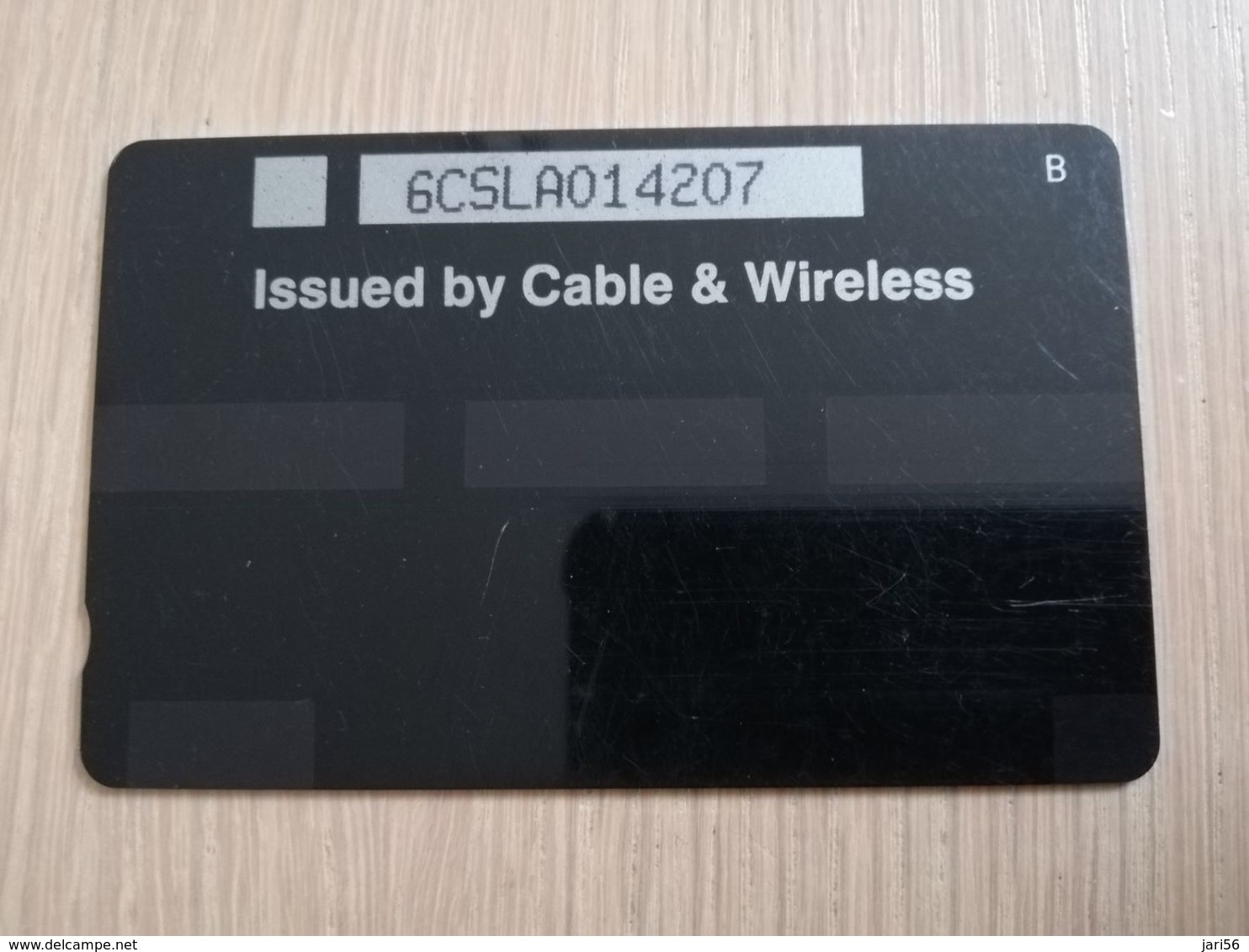 ST LUCIA    $ 10  CABLE & WIRELESS  STL-6A   6CSLA    Fine Used Card ** 2388** - Santa Lucía