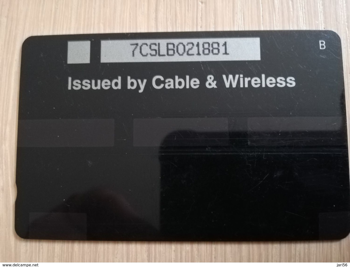 ST LUCIA    $ 20 CABLE & WIRELESS  STL-7B   7CSLB    Fine Used Card ** 2390** - St. Lucia