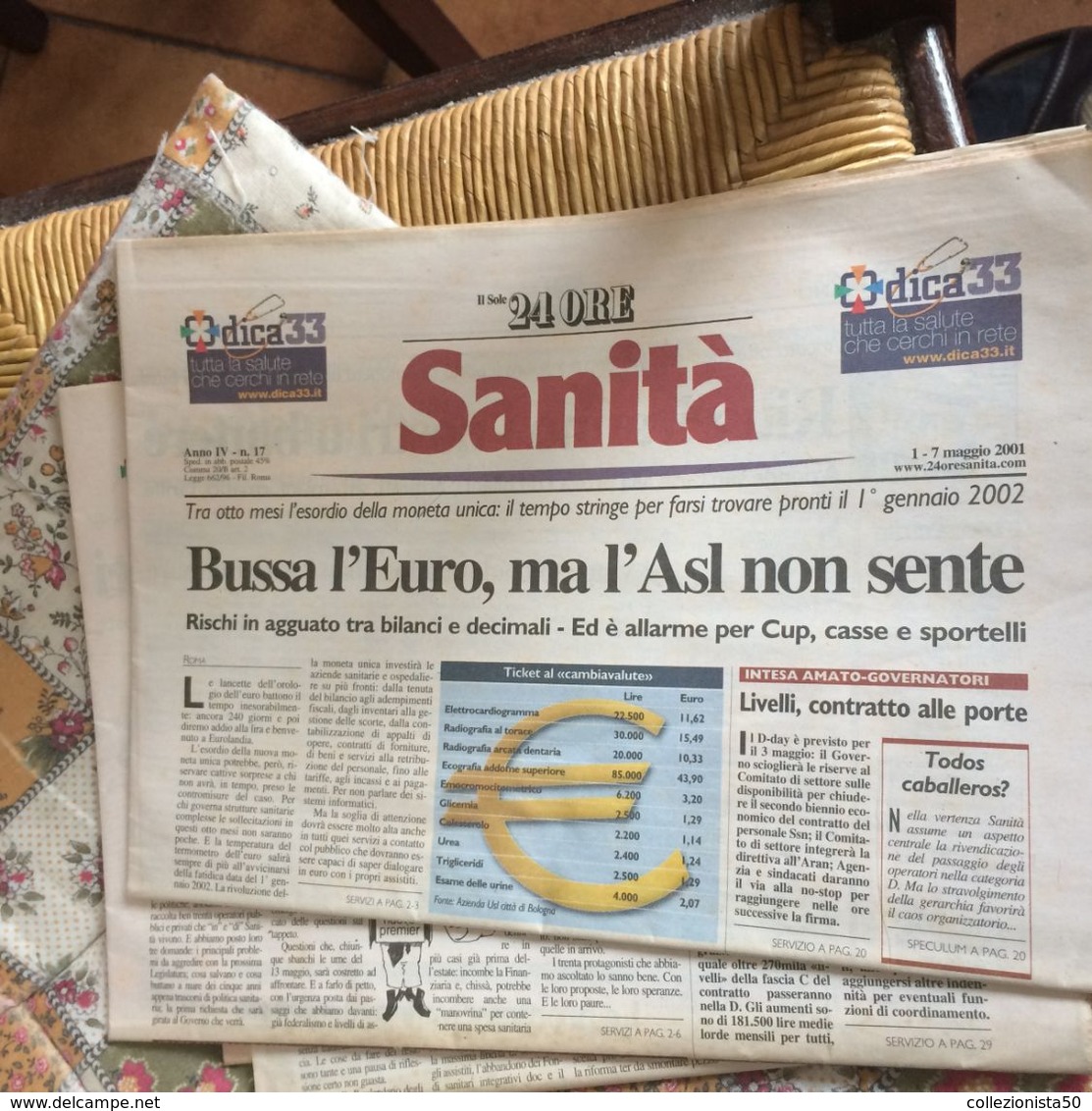 IL SOLE 24 ORE SANITA' 1 NUMERO - Other & Unclassified