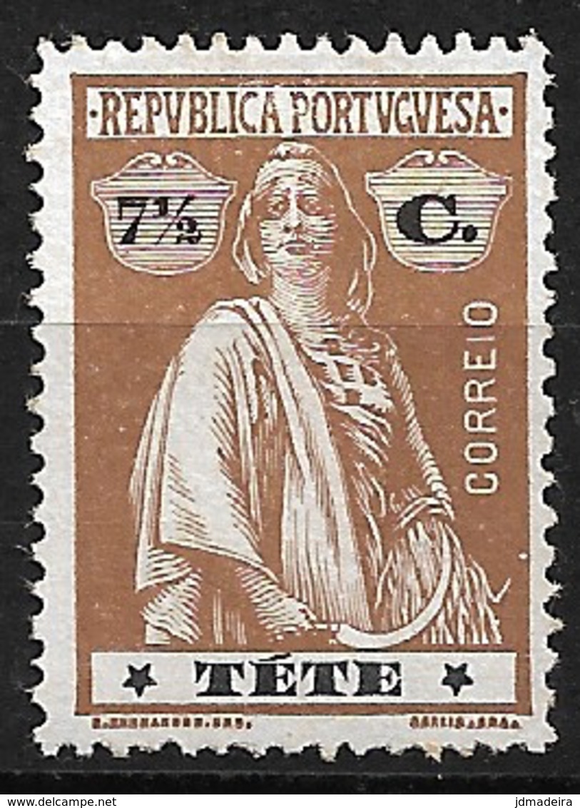 Tete – 1914 Ceres Type 7 1/2 Centavos - Tete