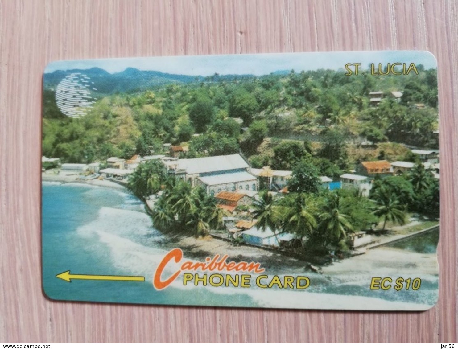 ST LUCIA    $ 10  CABLE & WIRELESS  STL-12A  12CSLA      Fine Used Card ** 2398** - Saint Lucia