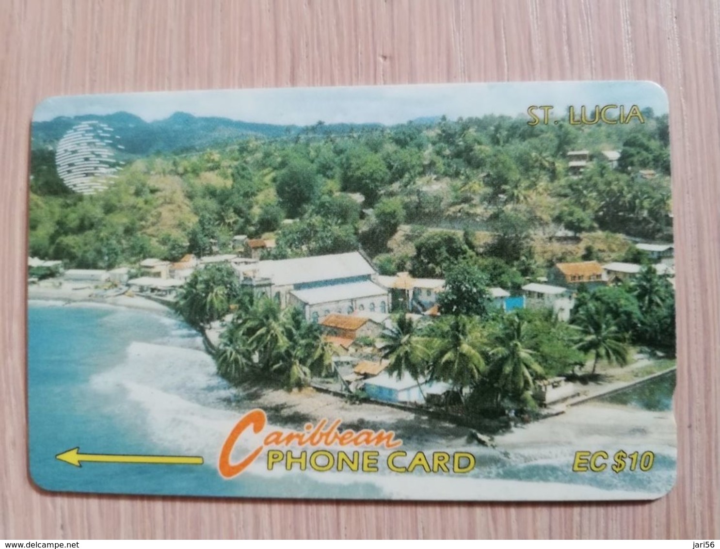 ST LUCIA    $ 10  CABLE & WIRELESS  STL-14A  14CSLA      Fine Used Card ** 2404** - Santa Lucía