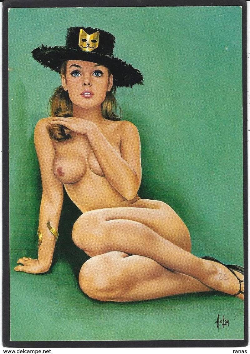 CPSM ASLAN Pin Up érotismerisque éros Glamour Non Circulé édition Krisarts 1969 N° 5 - Aslan