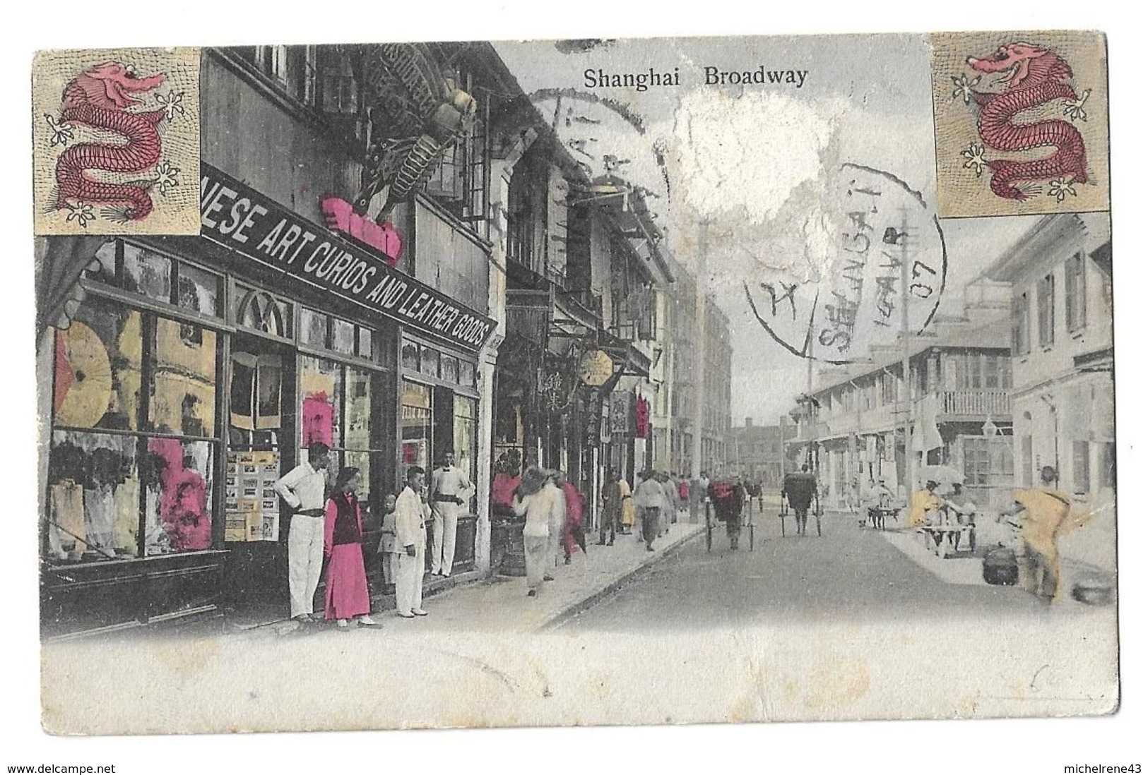 ASIE - CHINE - SHANGHAI   BROADWAY  1907 - Chine