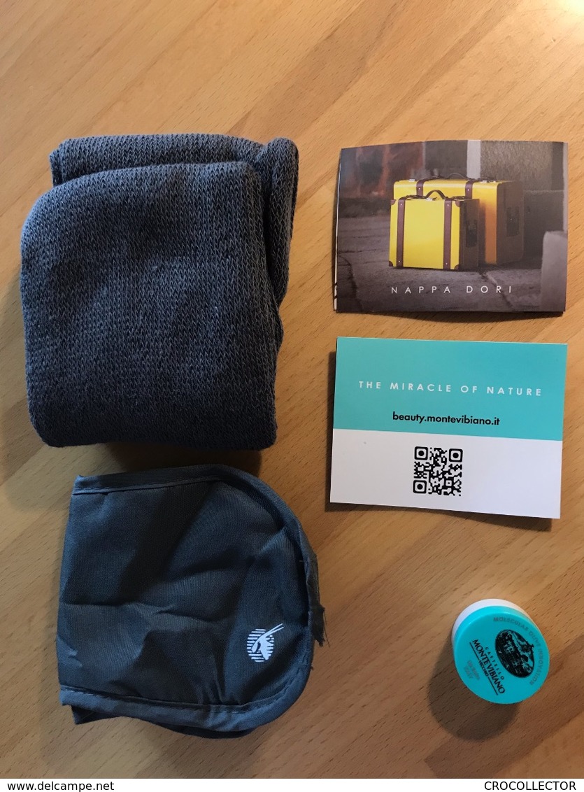 QATAR AIWAYS BUSINESS CLASS AMENITY KIT BRIC'S & CASTELLO MONTE VIBIANO - Unused With Full Content - Giveaways