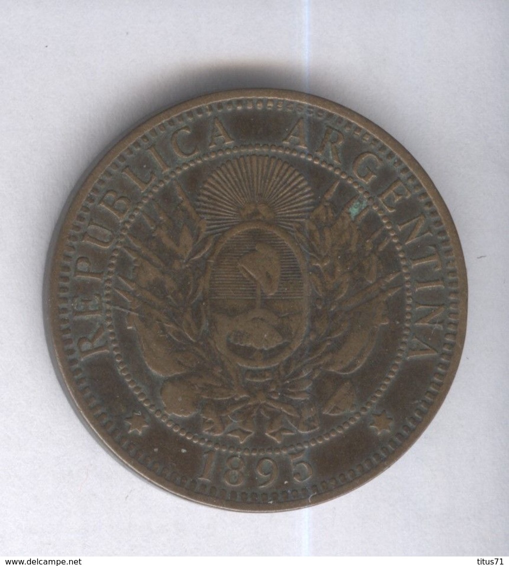 2 Centavos Argentine / Argentina 1895 TTB - Argentina