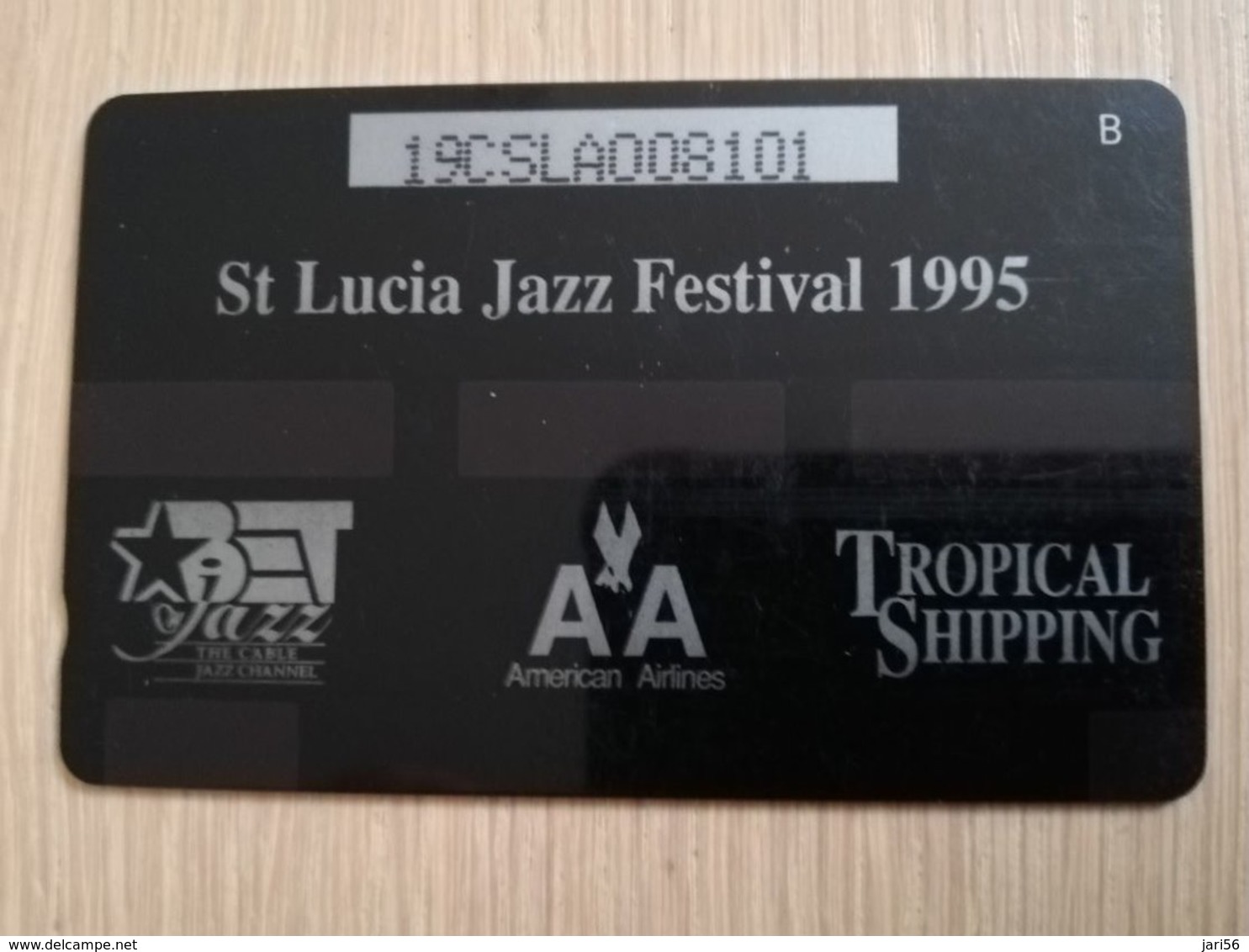 ST LUCIA    $ 20   CABLE & WIRELESS  STL-19A  19CSLA      JAZZ FESTIVAL 1995  Fine Used Card ** 2419** - Santa Lucía