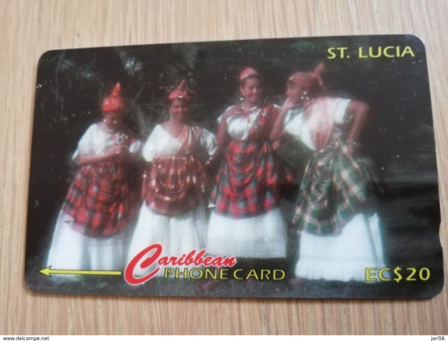 ST LUCIA    $ 20   CABLE & WIRELESS  STL-121A   121CSLA      Fine Used Card ** 2432** - Santa Lucía