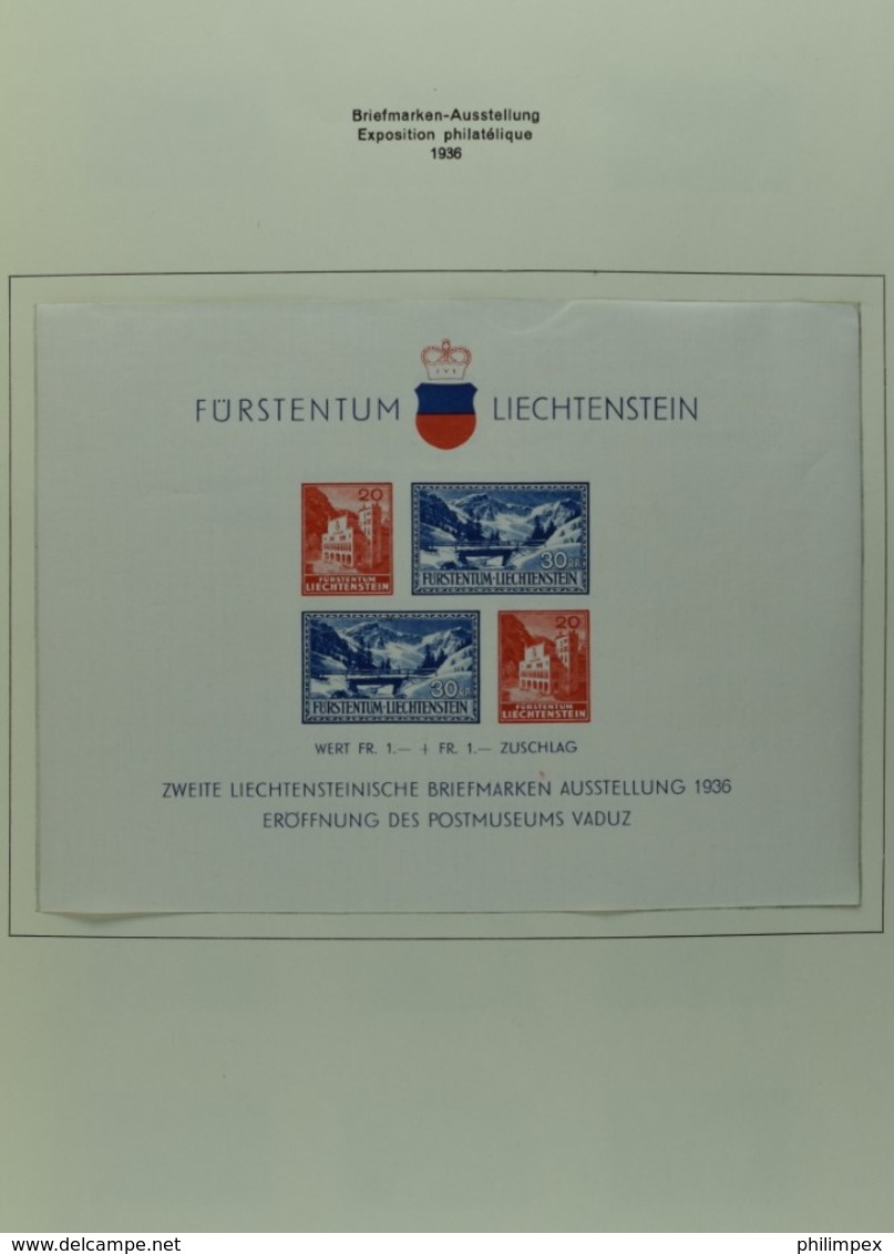 LIECHTENSTEIN, EXCELLENT COLLECTION MOSTLY LH