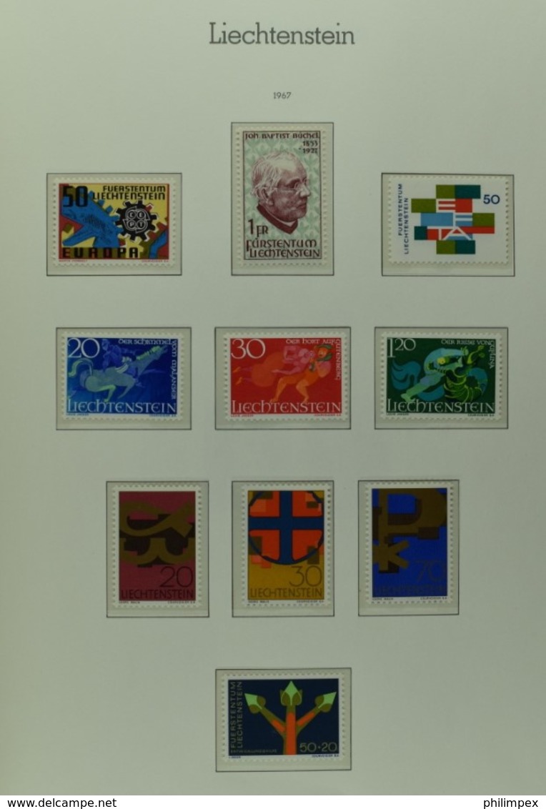 LIECHTENSTEIN, EXCELLENT COLLECTION MOSTLY LH