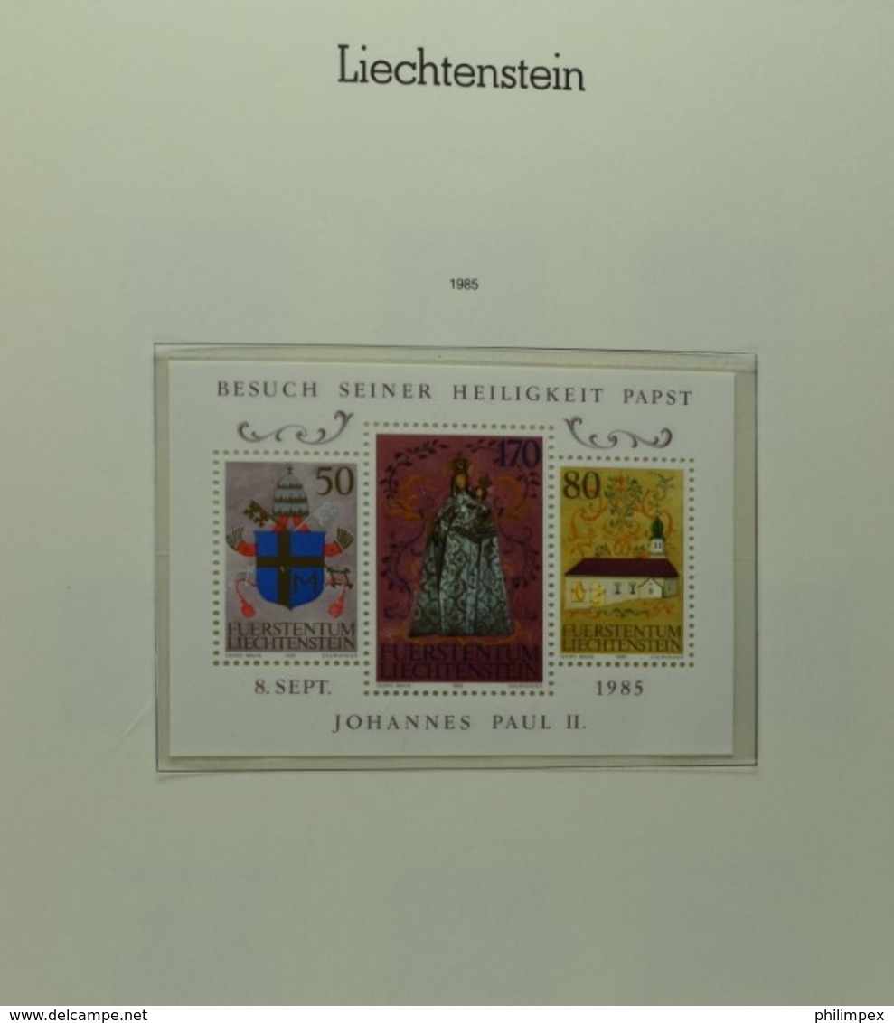 LIECHTENSTEIN, EXCELLENT COLLECTION MOSTLY LH