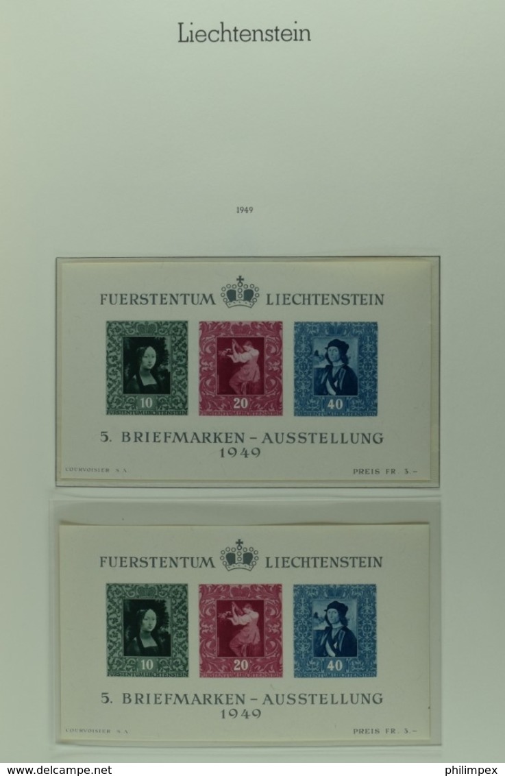 LIECHTENSTEIN, EXCELLENT COLLECTION MOSTLY LH