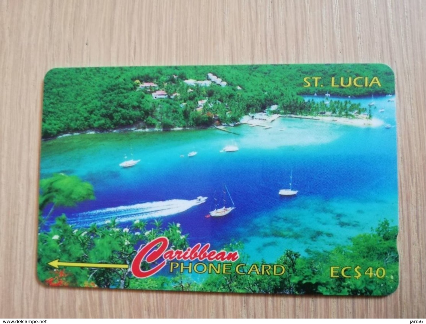 ST LUCIA    $ 40   CABLE & WIRELESS  STL-137B   137CSLB       Fine Used Card ** 2436** - Santa Lucía