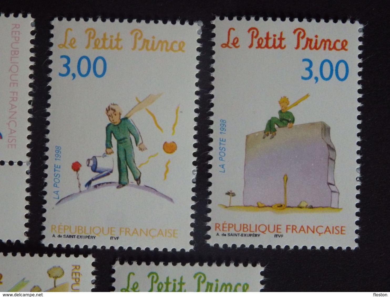 N°3175-3176-3177-3178-3179 LUXE** - Le Petit Prince - 3fx5 - Gomme D'origine - Issu De La Bande B3179A - Nuovi