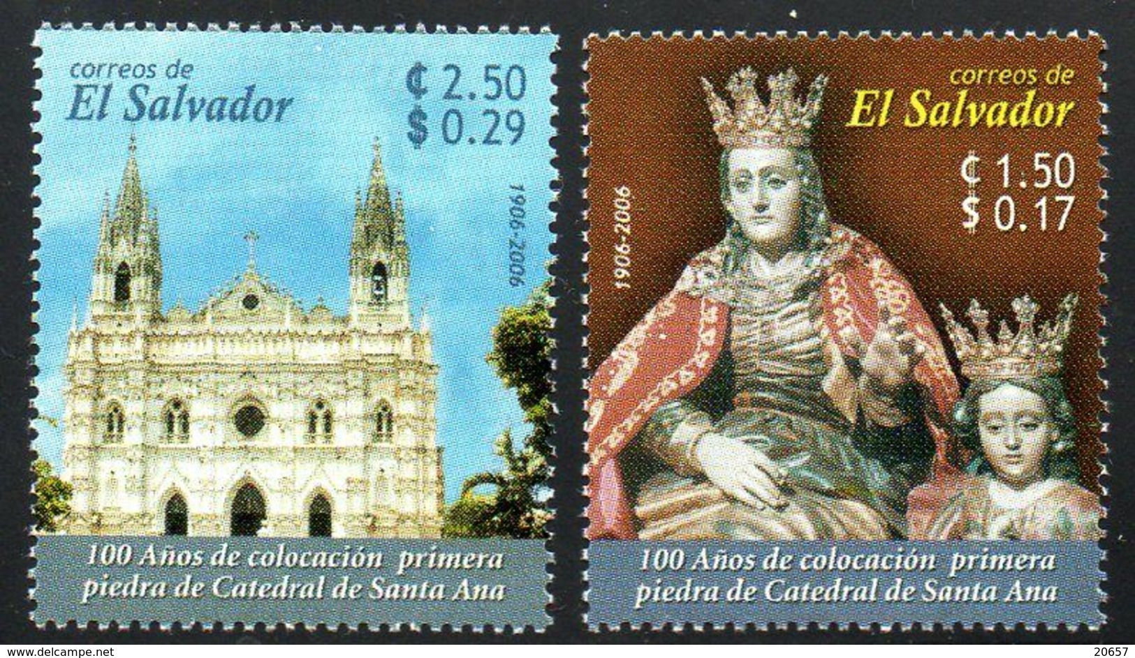 Salvador 1641/42 Cathédrale Santa-Anna , Madone Et Enfant Jésus - Iglesias Y Catedrales