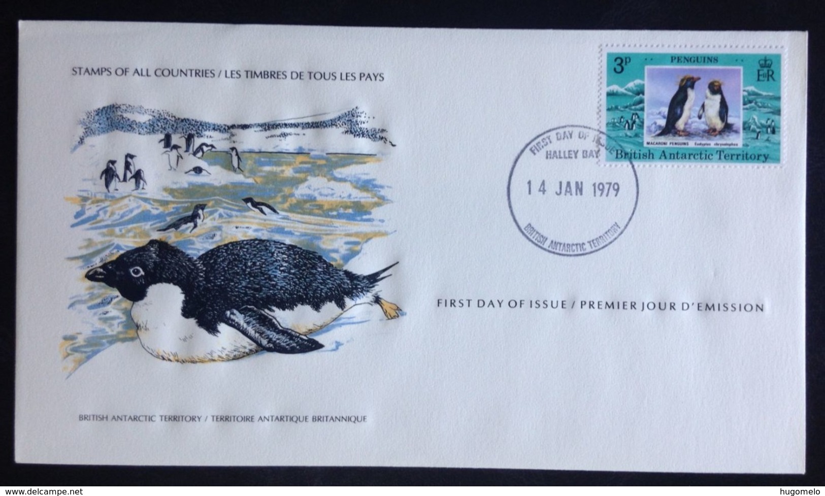 British Antartic Territory, Uncirculated FDC, « PENGUINS », 1979 - FDC